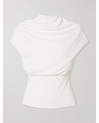 Kallmeyer - Jocelyn Draped Stretch-Jersey Top - Lyst