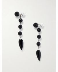 Sophie Buhai - Boucles D'Oreilles En Argent Et Onyx Phoenician Small - Lyst
