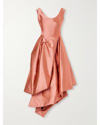 Vivienne Westwood - Nebula Asymmetric Duchess-Satin Midi Dress - Lyst