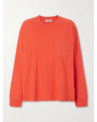 B Sides - Double Pocket-Detail Cotton T-Shirt - Lyst