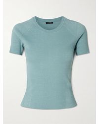 JOSEPH - Belarb Ribbed Tencel Lyocell-Blend T-Shirt - Lyst