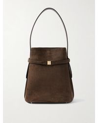 TOTEME - Tote Aus Veloursleder Mit Riemen - Lyst