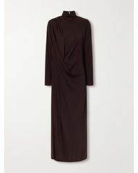 Johanna Ortiz - Bloom Secret Draped Gathered Stretch-Jersey Maxi Dress - Lyst