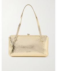 Jil Sander - Goji Pillow Small Crinkled Metallic Leather Shoulder Bag - Lyst