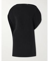 KHAITE - Erin Silk And Cotton-Blend Organza Mini Dress - Lyst