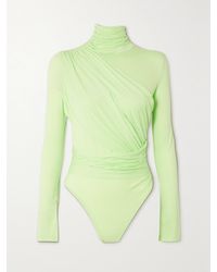 GAUGE81 - Patra Body Aus Stretch-Jersey Mit Stehkragen Und Raffungen - Lyst