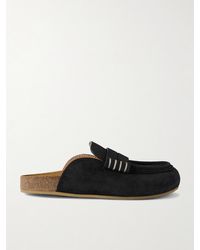 JW Anderson - Stitch Suede Mules - Lyst