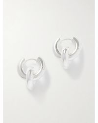 LIE STUDIO - The Esther Versilberte Creolen - Lyst