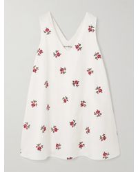 Alix Of Bohemia - Soleil Floral-Print Cotton-Poplin Mini Dress - Lyst