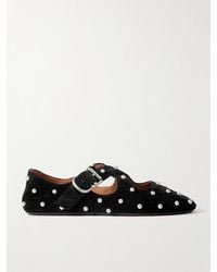 Alaïa - Ballet Flats Criss-Cross - Lyst