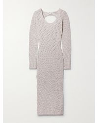 Acne Studios Emiro Cotton Midi Dress in Blue | Lyst