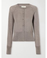 mfpen - Appointment Merino Wool And Silk-Blend Cardigan - Lyst