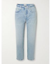 Citizens of Humanity - Delfina High-Rise Straight-Leg Jeans - Lyst