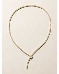 Lucy Delius - Collier En Or 14 Carats (585/1000) Et Diamants The Lucky One Crossover - Lyst