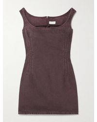 Magda Butrym - Denim Mini Dress - Lyst