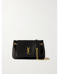 Saint Laurent - Nolita Mini Schultertasche Aus Matelassé-Leder - Lyst
