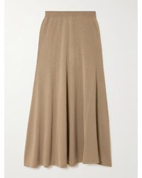 TOVE - Thora Merino Wool And Silk-Blend Maxi Skirt - Lyst