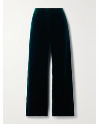 Loro Piana - Niklas Cotton-Blend Velvet Wide-Leg Pants - Lyst