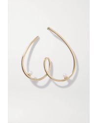 Anissa Kermiche Free The Nip 9-karat Gold Pearl Earring - Metallic