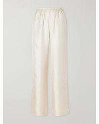 Loulou de Saison - Alera Silk Wide-Leg Pants - Lyst