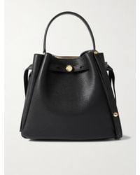 Tory Burch - Romy Schultertasche Aus Strukturiertem Leder - Lyst