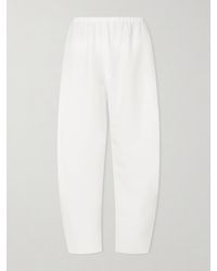 La Ligne - Colby Recycled-Crepe Barrel-Leg Pants - Lyst