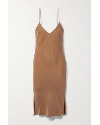 Anine Bing Bay Jersey Midi Dress - Brown