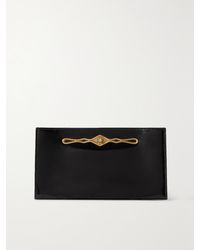 Metier - Fernando Jorge Ease Embellished Glossed-Leather Clutch - Lyst