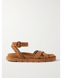 Gianvito Rossi - Lianne Suede Sandals - Lyst