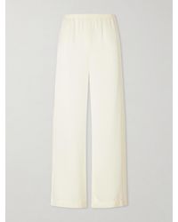 Theory - Satin Wide-Leg Pants - Lyst