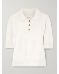 Lisa Yang - Carolyn Brushed-Organic Cashmere Polo Shirt - Lyst