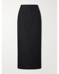 Cecilie Bahnsen - Cbuka Cotton-Blend Matelassé Midi Skirt - Lyst