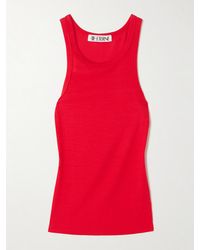 ÉTERNE - Ribbed Stretch-Jersey Tank - Lyst