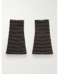 Lisa Yang - Zarie Ribbed Cashmere Fingerless Gloves - Lyst