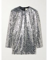 Isabel Marant - Heliane Embellished Tulle Mini Dress - Lyst
