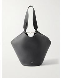 KHAITE - Lotus Small Textured-Leather Tote - Lyst