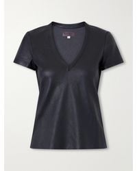 Stouls - Gigi Leather T-Shirt - Lyst