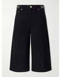 Ulla Johnson - The Rowan Embellished Denim Shorts - Lyst