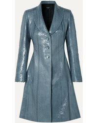 Alaïa - Python Coat - Lyst