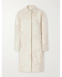 Kallmeyer - Lucien Fil-Coupé Floral-Jacquard Coat - Lyst