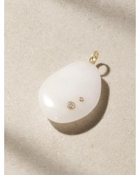 BY PARIAH - Venus 14-Karat Recycled, Jasper And Diamond Pendant - Lyst