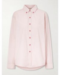Sanderlak - Striped Cotton Shirt - Lyst