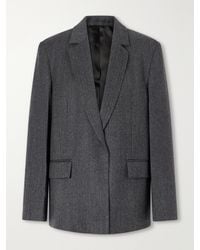 TOTEME - Herringbone Wool Blazer - Lyst