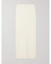 TOTEME - Organic Cotton-Blend Bouclé Maxi Skirt - Lyst