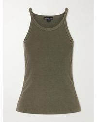 James Perse - Ribbed Supima Cotton-Blend Tank - Lyst
