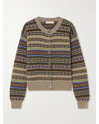 &Daughter - Ada Fair Isle Wool Cardigan - Lyst