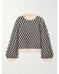 Perfect Moment - Carving Air Wool And Cashmere-Blend Jacquard Sweater - Lyst