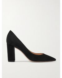 Gianvito Rossi - Piper 85 Suede Pumps - Lyst