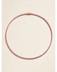 Roxanne First - 14-Karat Sapphire Tennis Necklace - Lyst