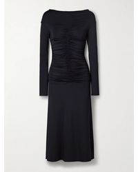 Altuzarra - Callie Ruched Stretch-Jersey Midi Dress - Lyst